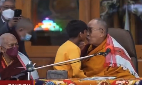 Dalai Lama Apologizes After Kissing Boy, Asking To 'Suck My Tongue'