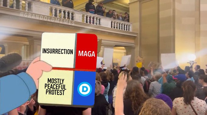 Trans protes/insurrection in Oklahoma...