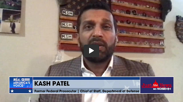 Kash on Just The News