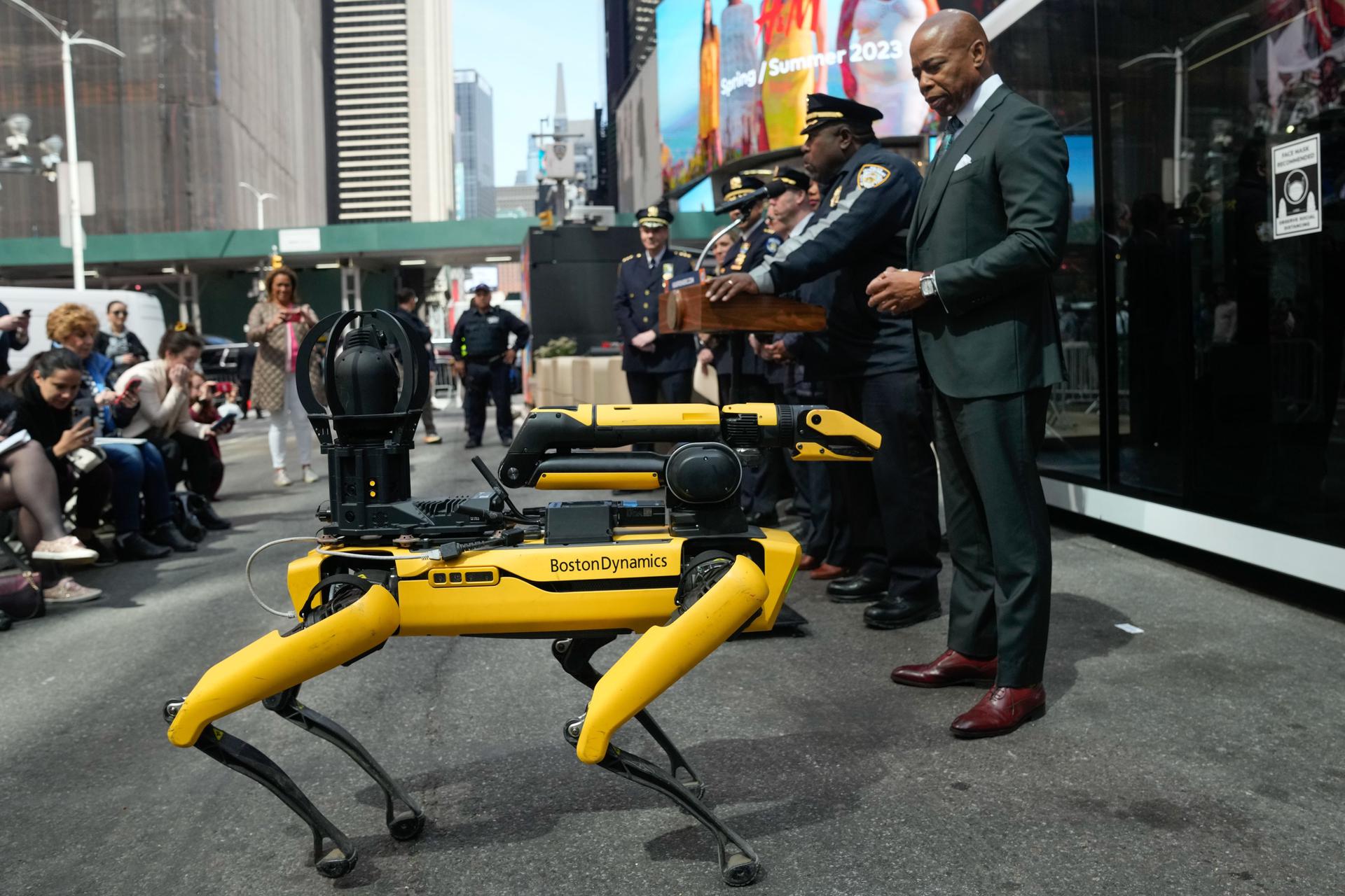 NYPD adds robot dogs, projectile GPS trackers, subway surveillance robots in attempt to curb crime