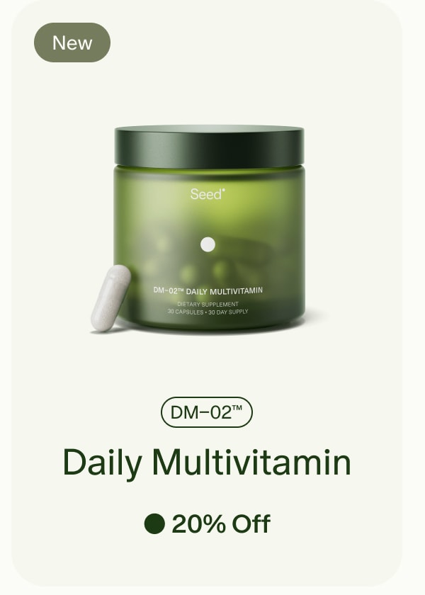 New | DM–02™ Daily Multivitamin | 20% Off
