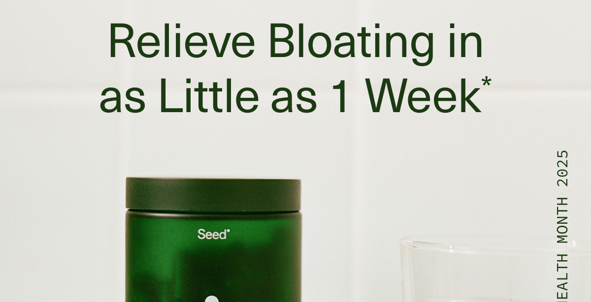Relieve Bloating in as Little as 1 Week*