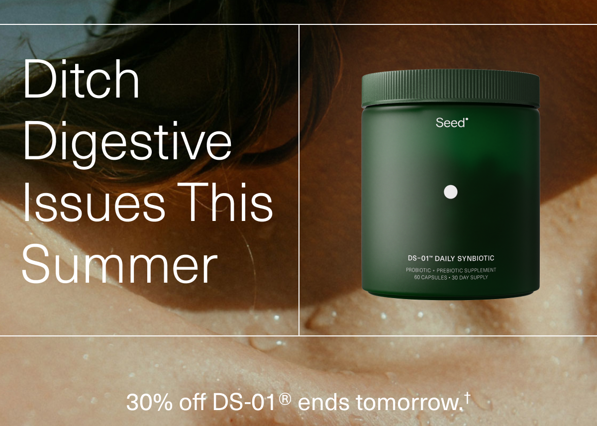 Ditch Digestive Issues This Summer | 30% off DS-01® ends tomorrow.†