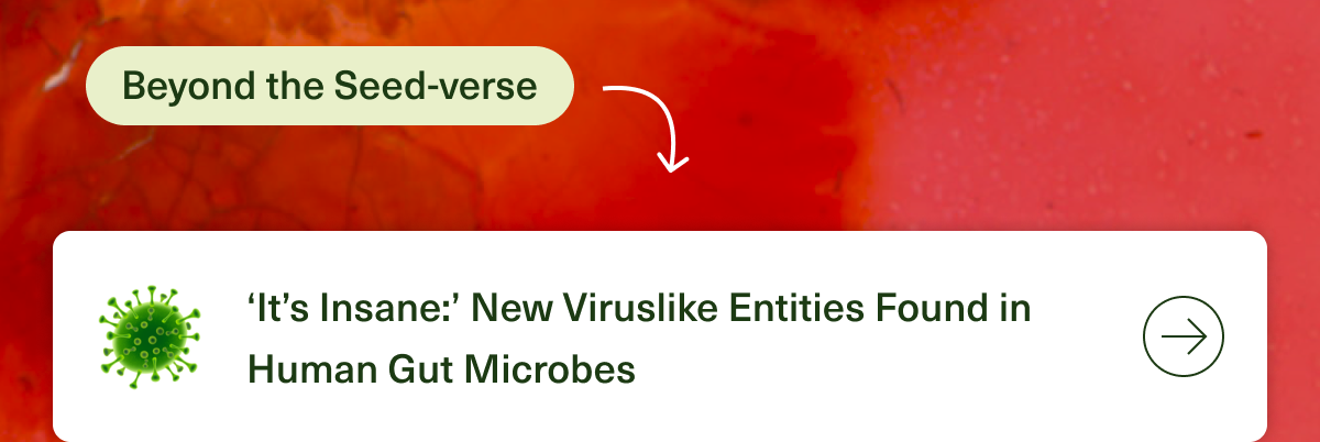 Beyond the Seed-verse. ‘It’s Insane:’ New Viruslike Entities Found in Human Gut Microbes