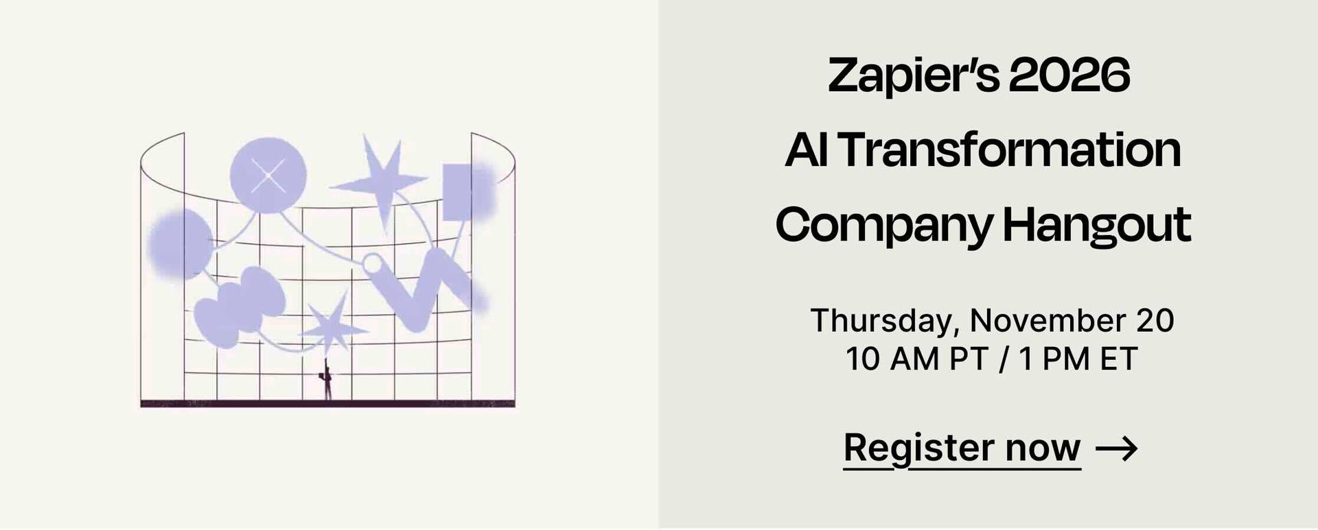 Zapier's 2026 AI Transformation Company Hangout