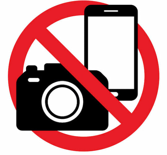 no cameras