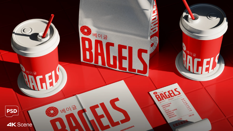 Cafe Branding Mockup