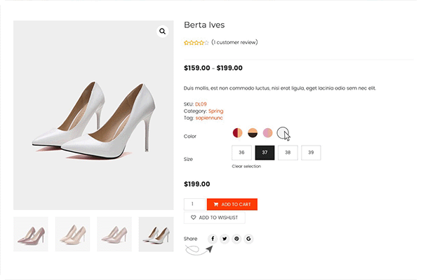 Product Variations Swatches | WooCommerce