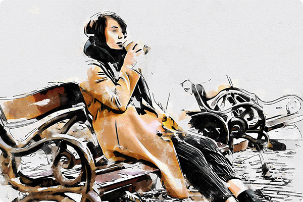 Real Watercolor Photoshop Action