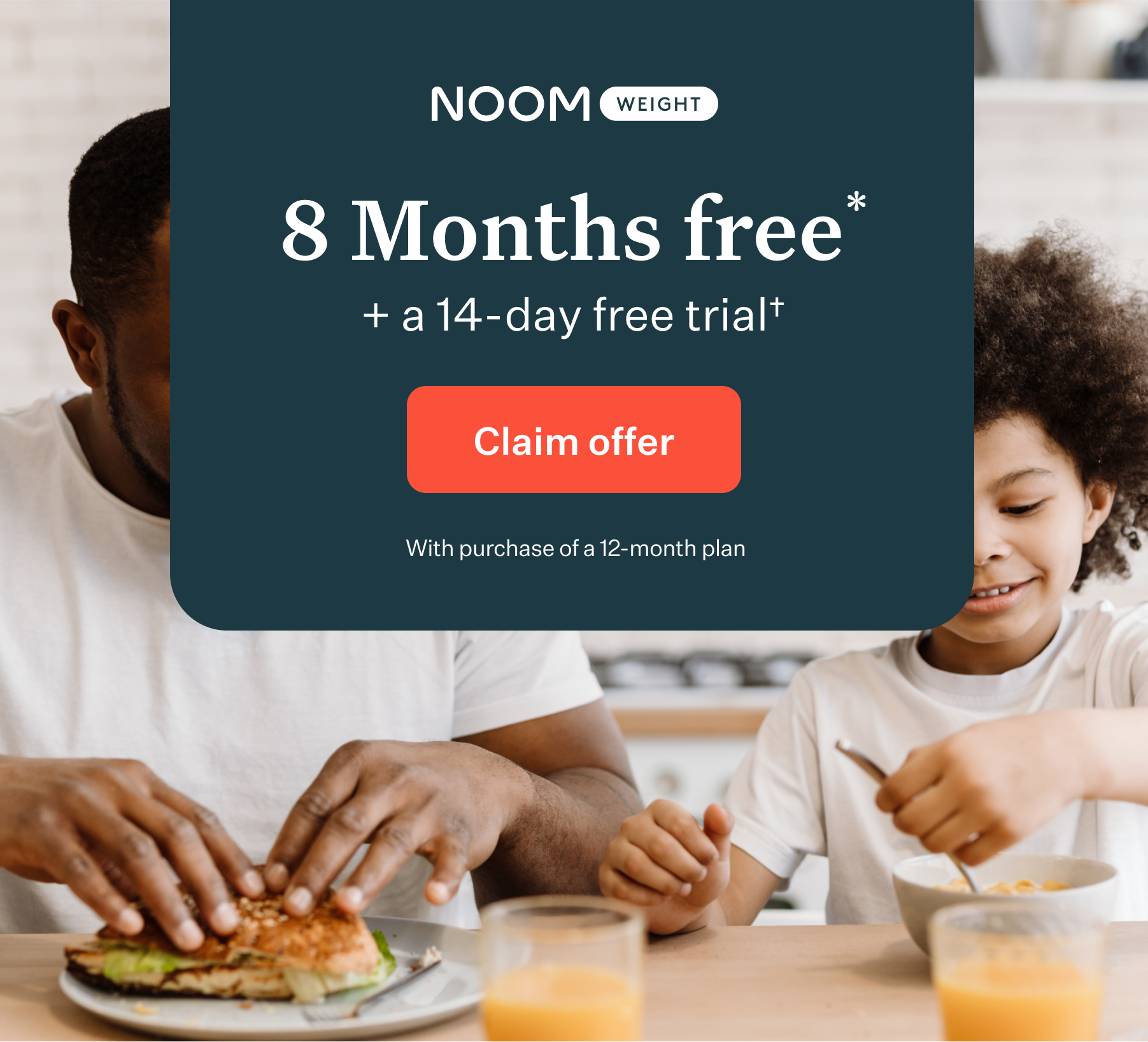 8 months free and a 14-day free trial