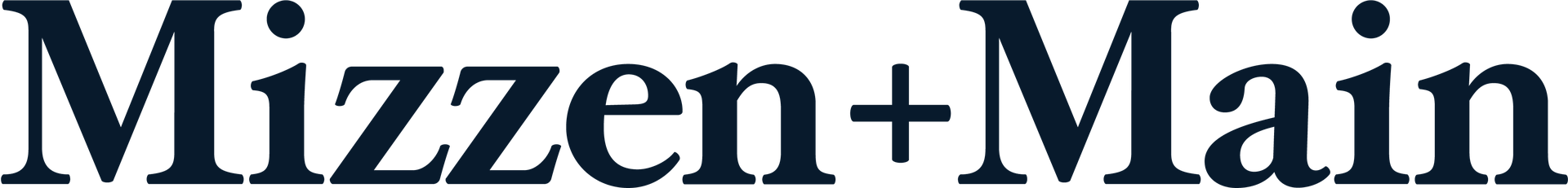 Newsletter content from mizzenandmain