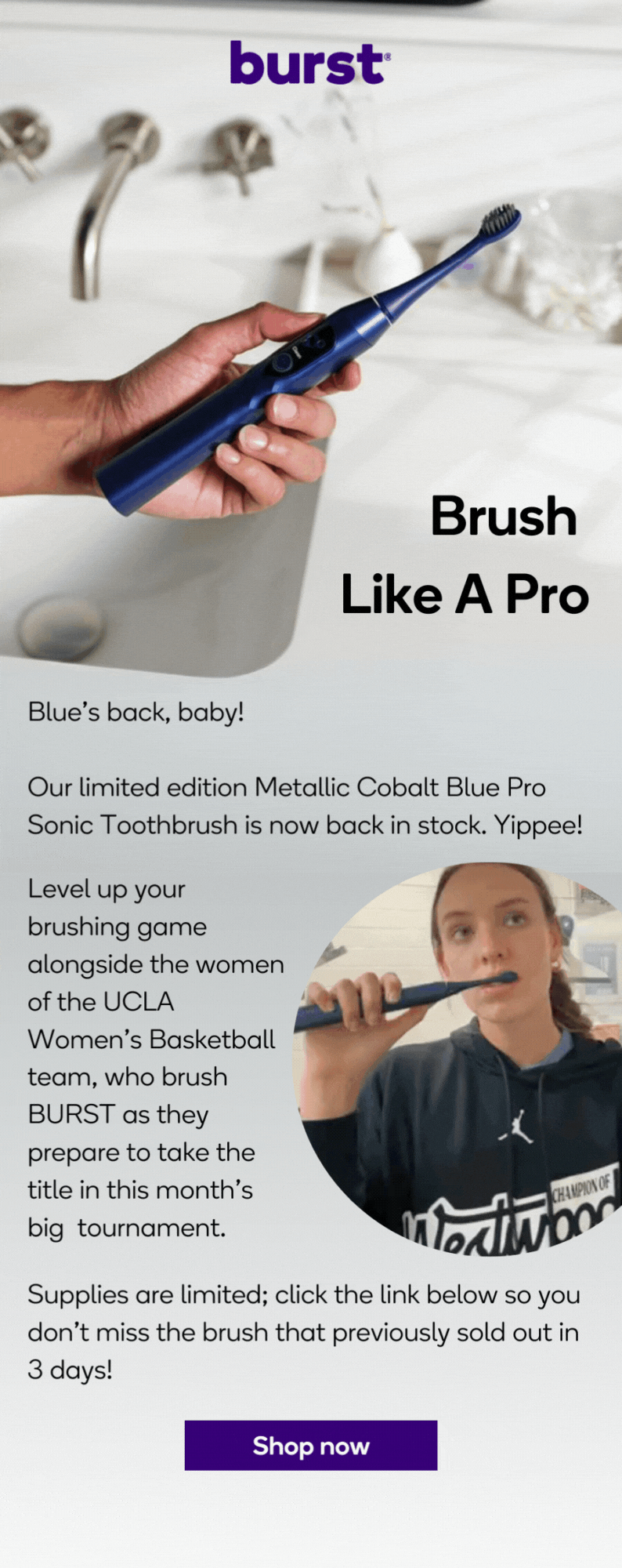 Brush like a Pro with the Cobalt Pro Sonic Toothbrush