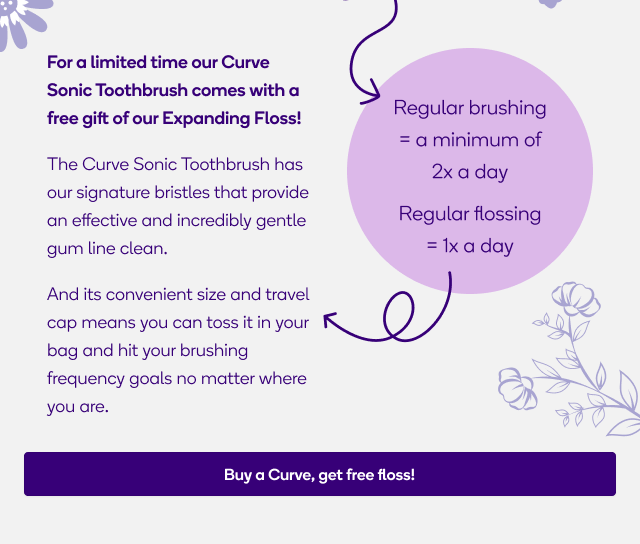 Care for your gums with Curve