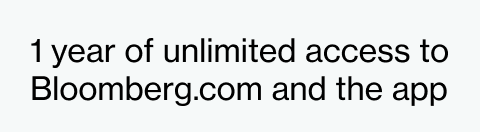 1 year of unlimited access to Bloomberg.com and the app