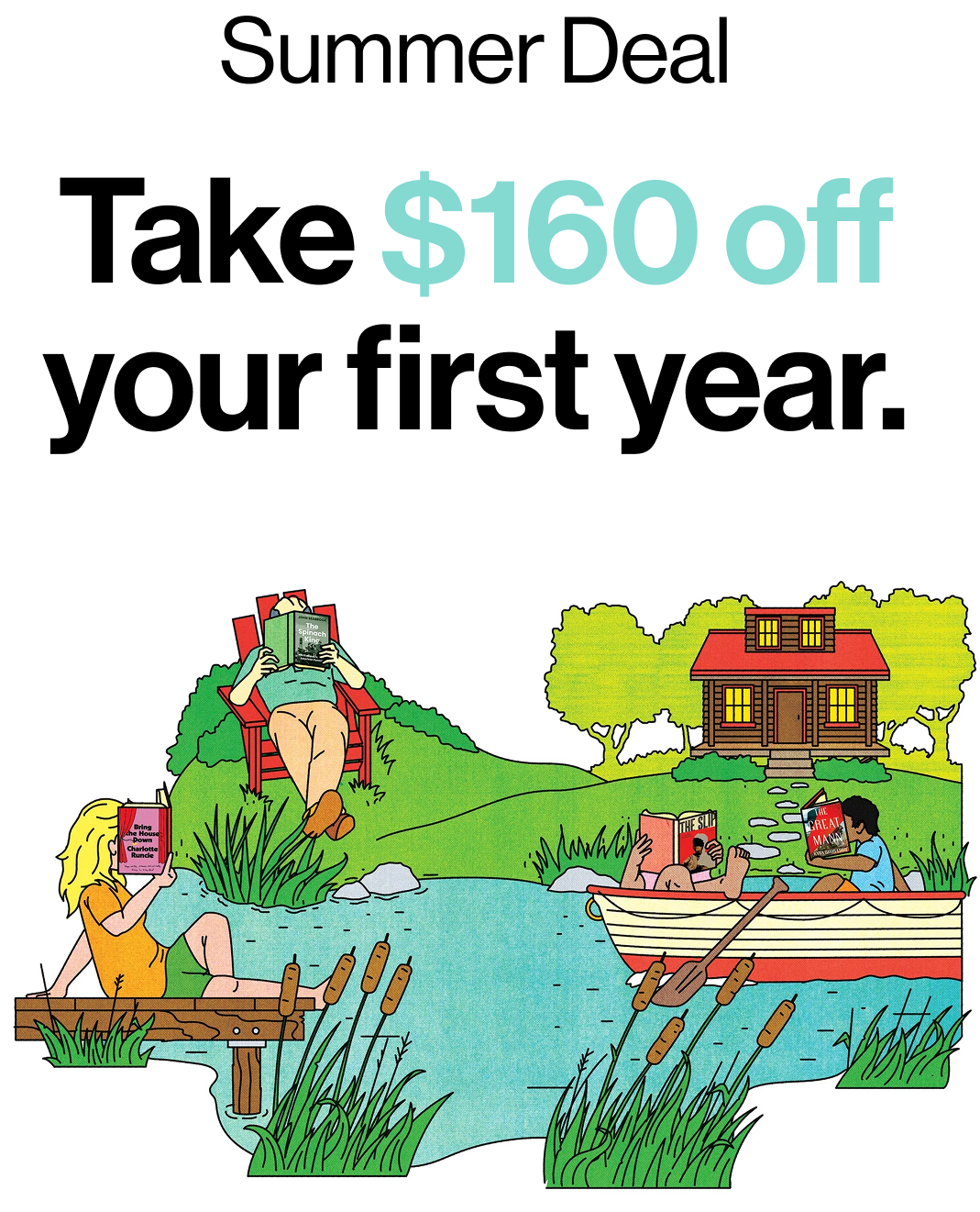 Take $160 off your first year.