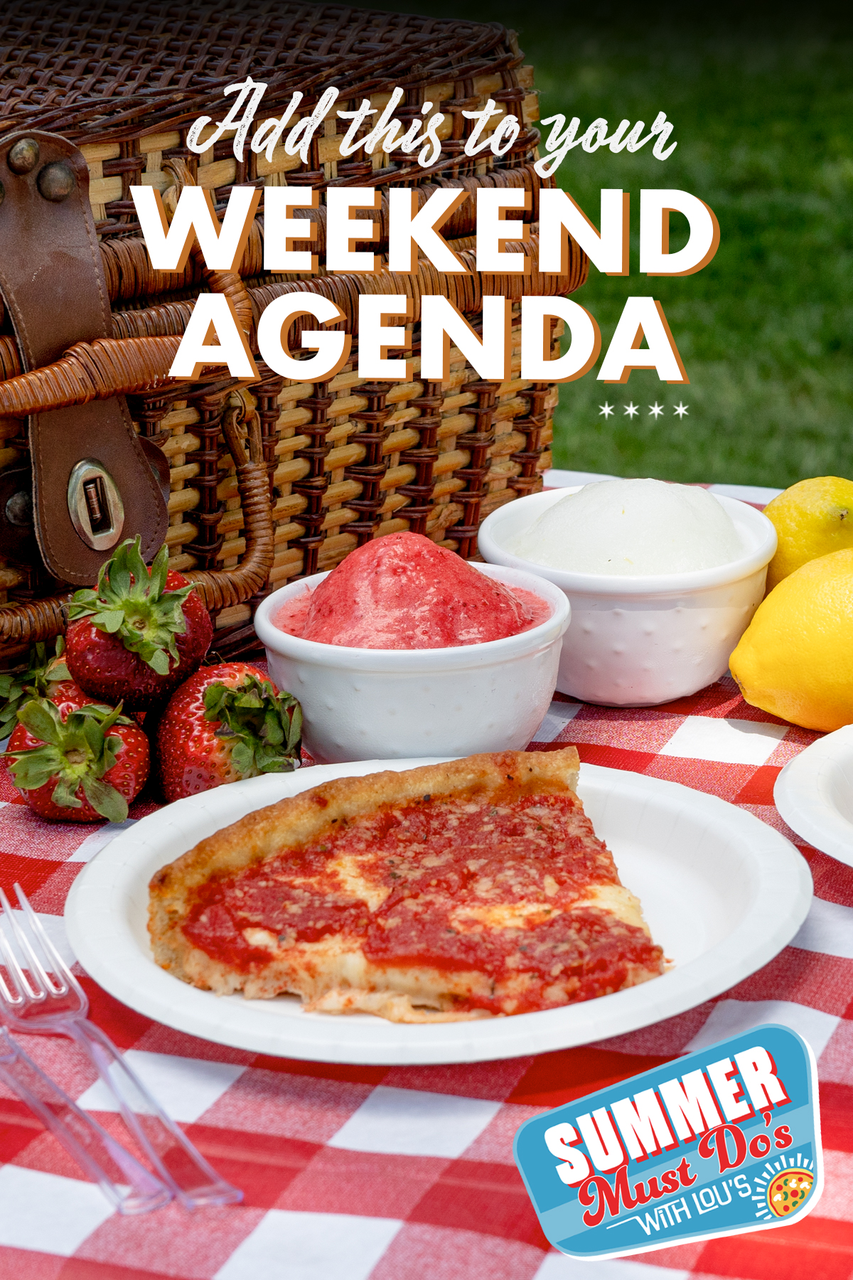 Pizza picnics are a must do. ☀🍕 Lou Malnati's