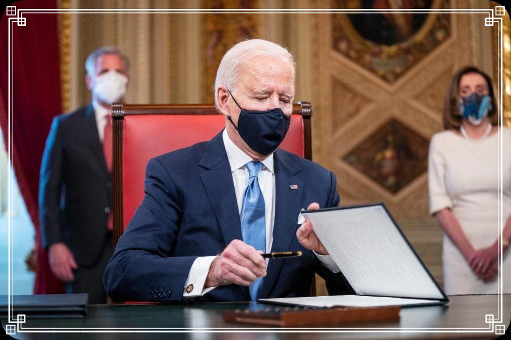 Biden's signed document
