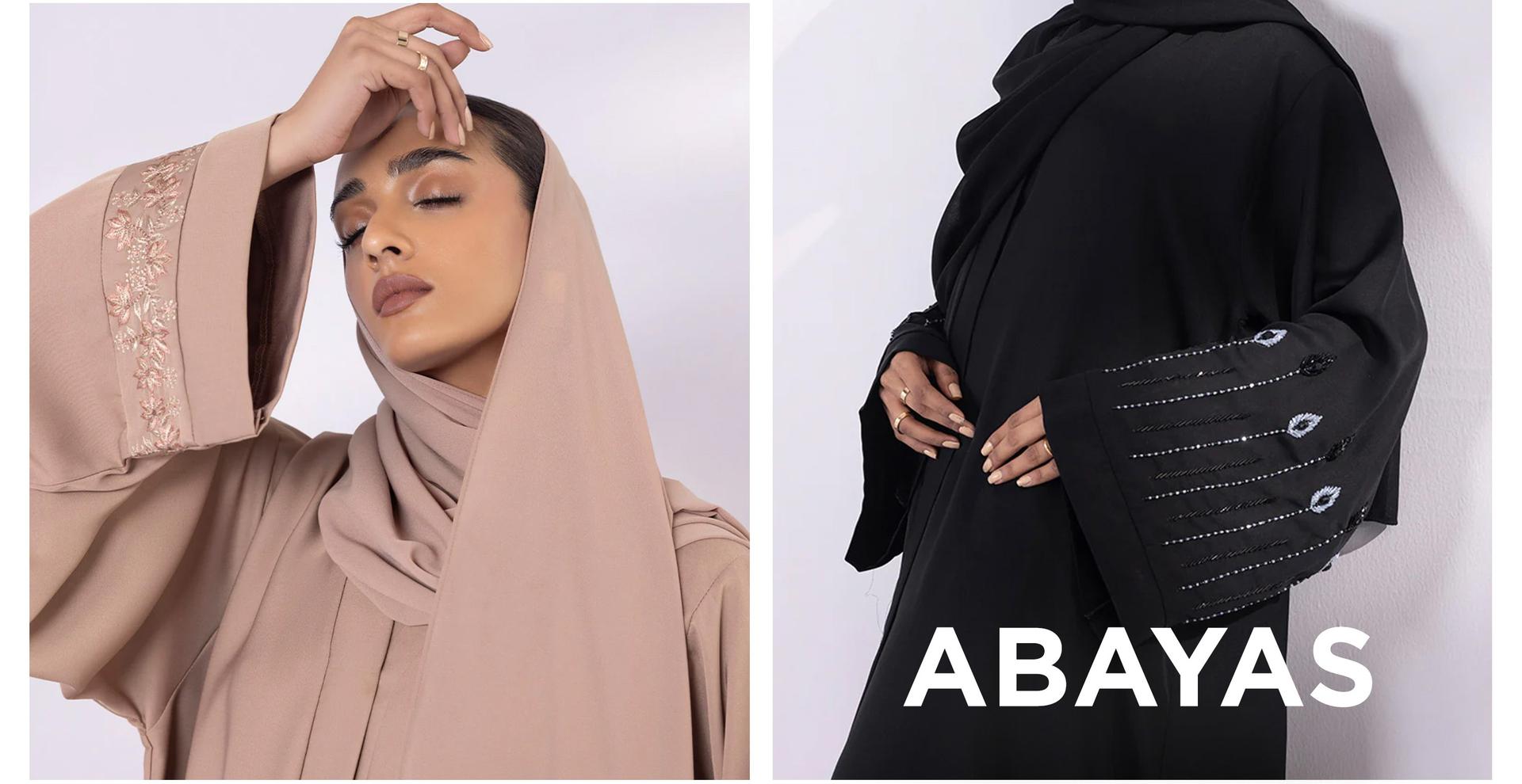 Abayas & Hijabs.