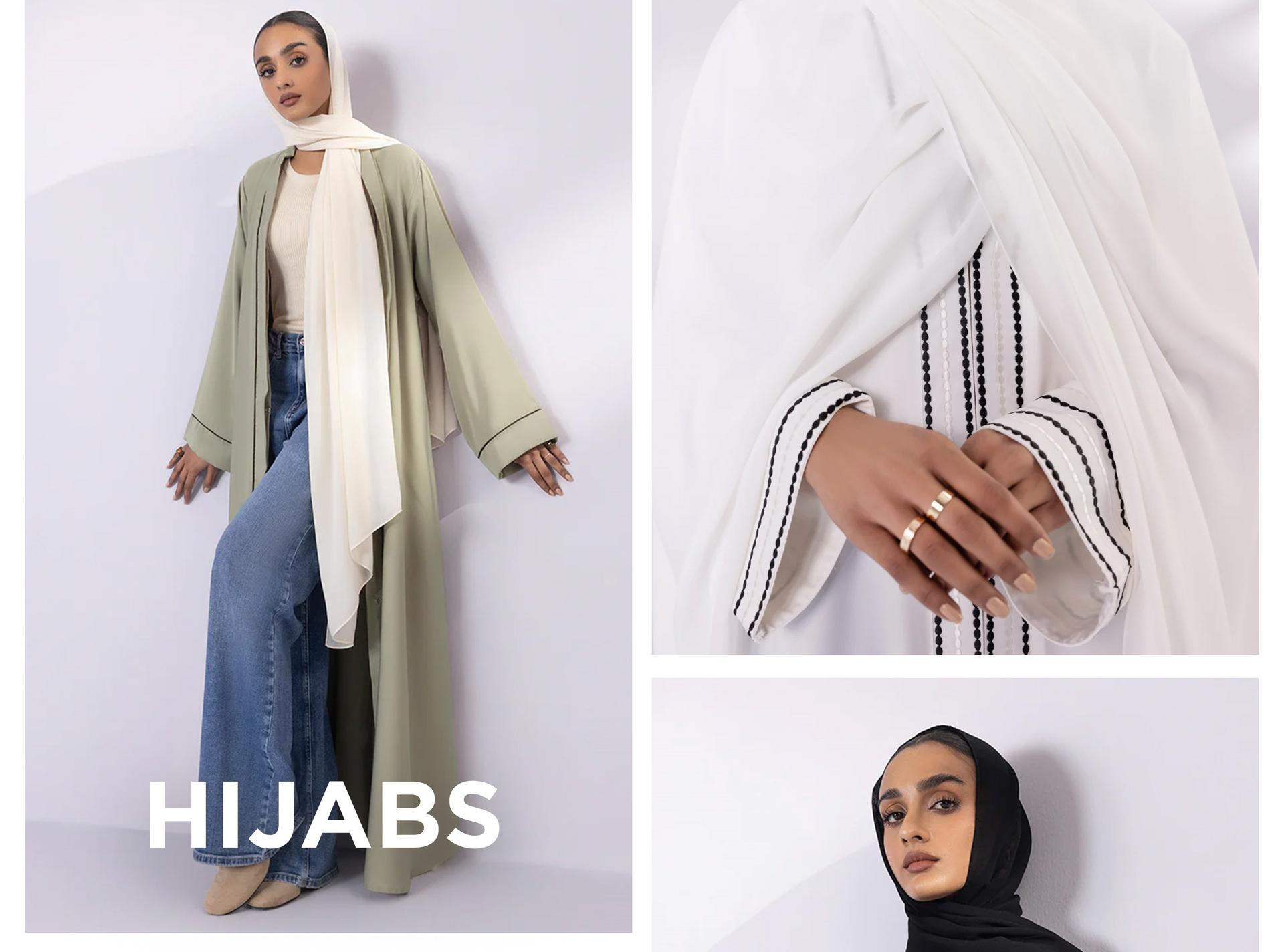 Abayas & Hijabs.