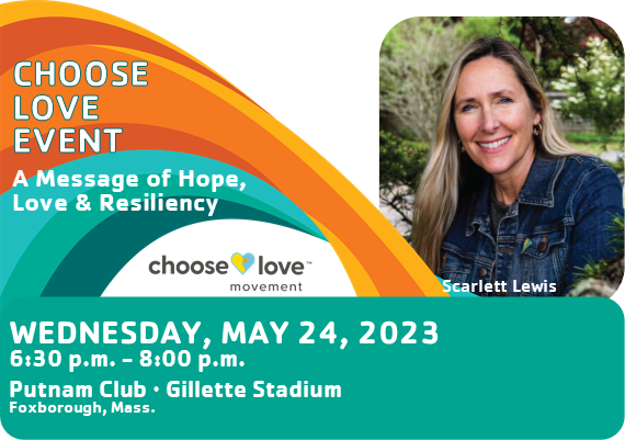 Register Today for the Hockomock Y "Choose Love Event" at Gillette Stadium - May 24