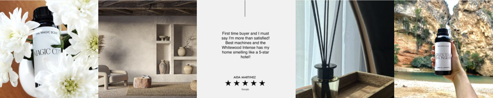  First time buyer and must say I'm more than satisfied! Best machines and the Whitewood Intense has my home smelling like a 5-star hotel! AIDA MARTINEZ * ok k kK 