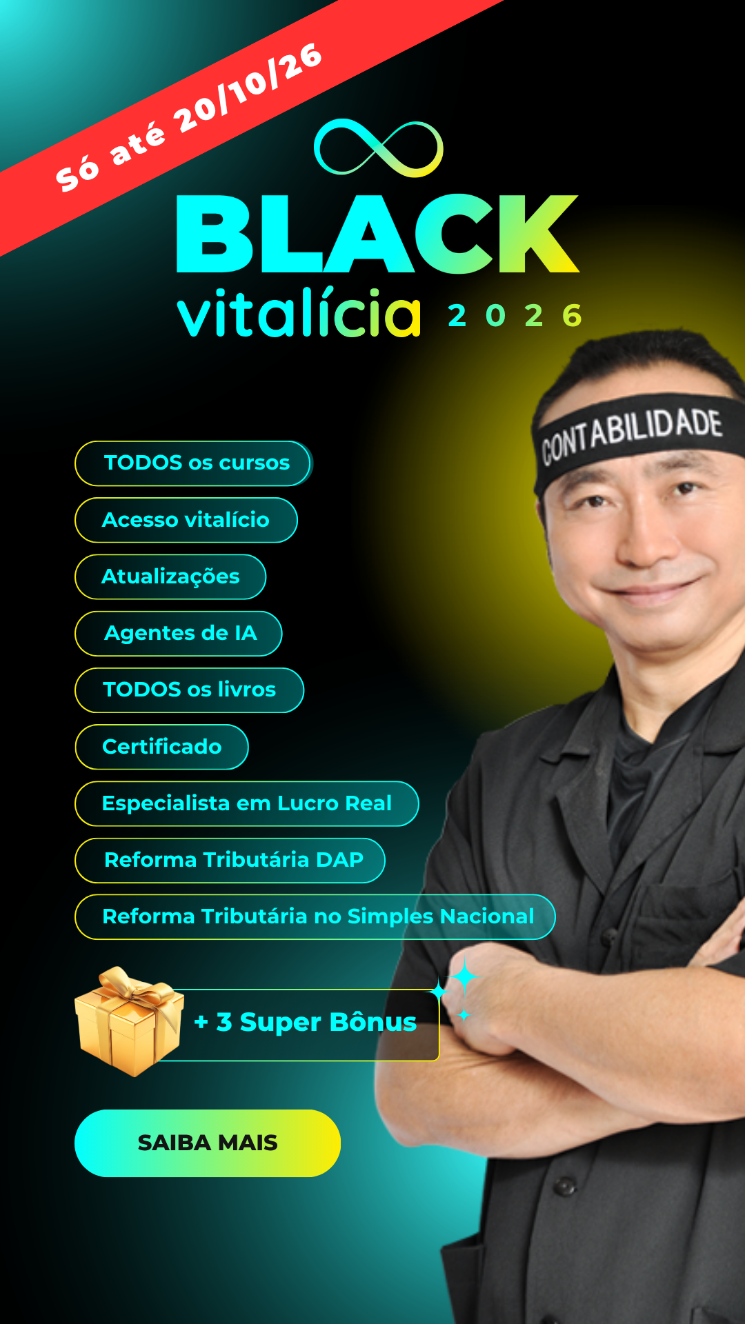 Black Vitalícia 2026 | Loberto Sasaki