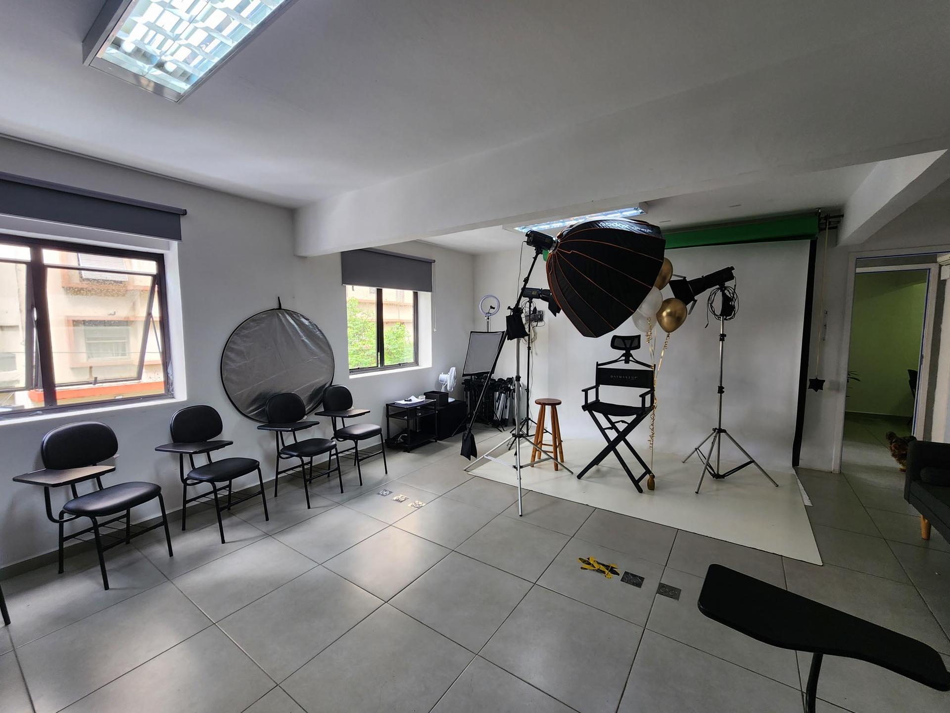 Estúdio completo da Pixel Escola de Fotografia