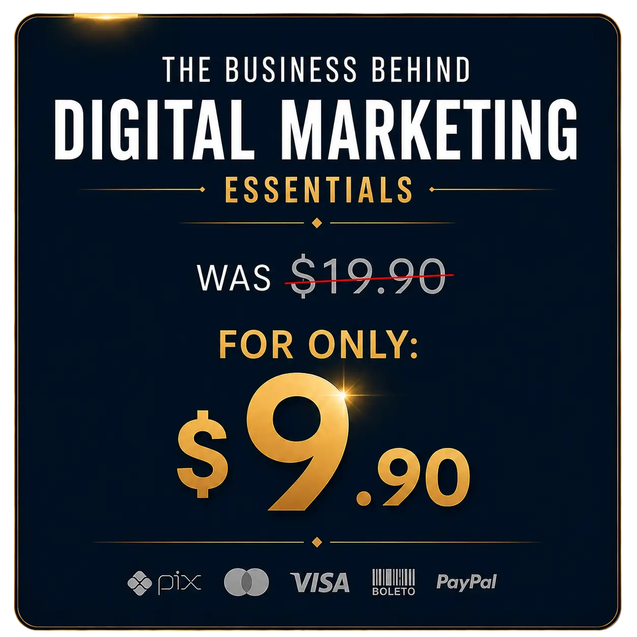 Special offer for the ebook The Business Behind Digital Marketing – Essentials for only US$ 9.90. Special offer for the ebook The Business Behind Digital Marketing – Essentials for only US$ 9.90.