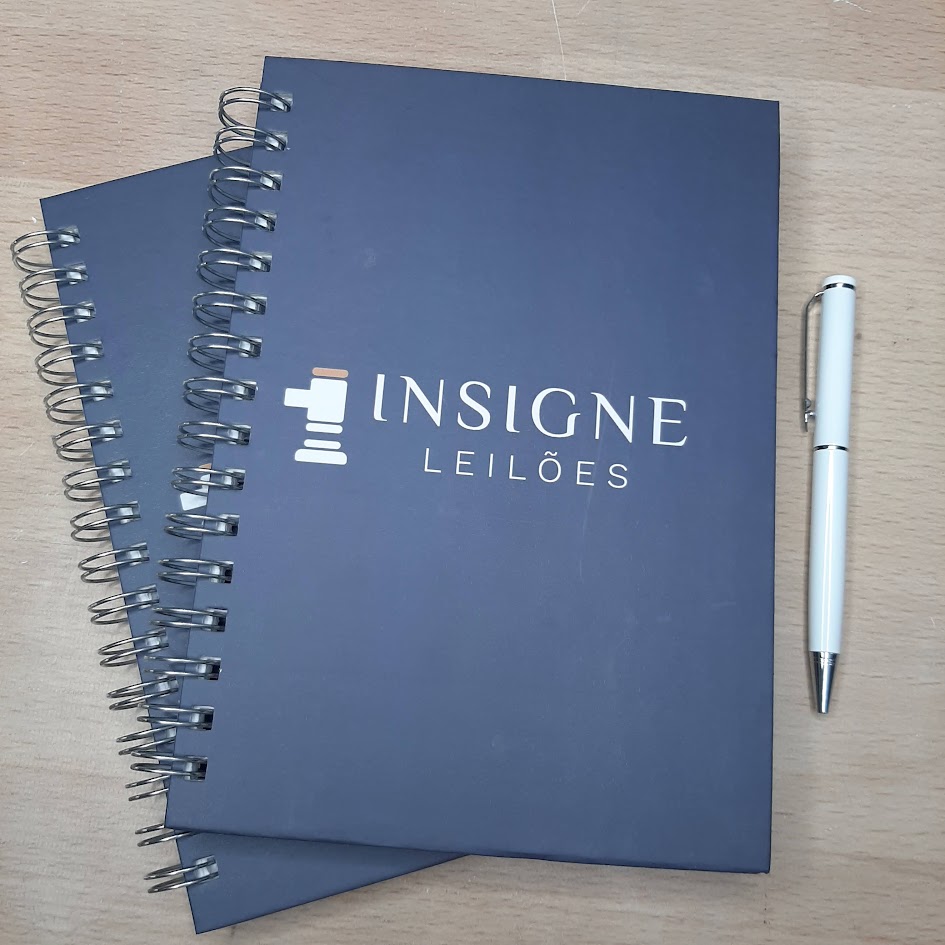 caderno para eventos empresariais