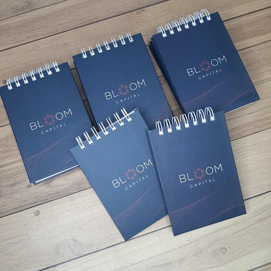 caderno personalizado corporativo