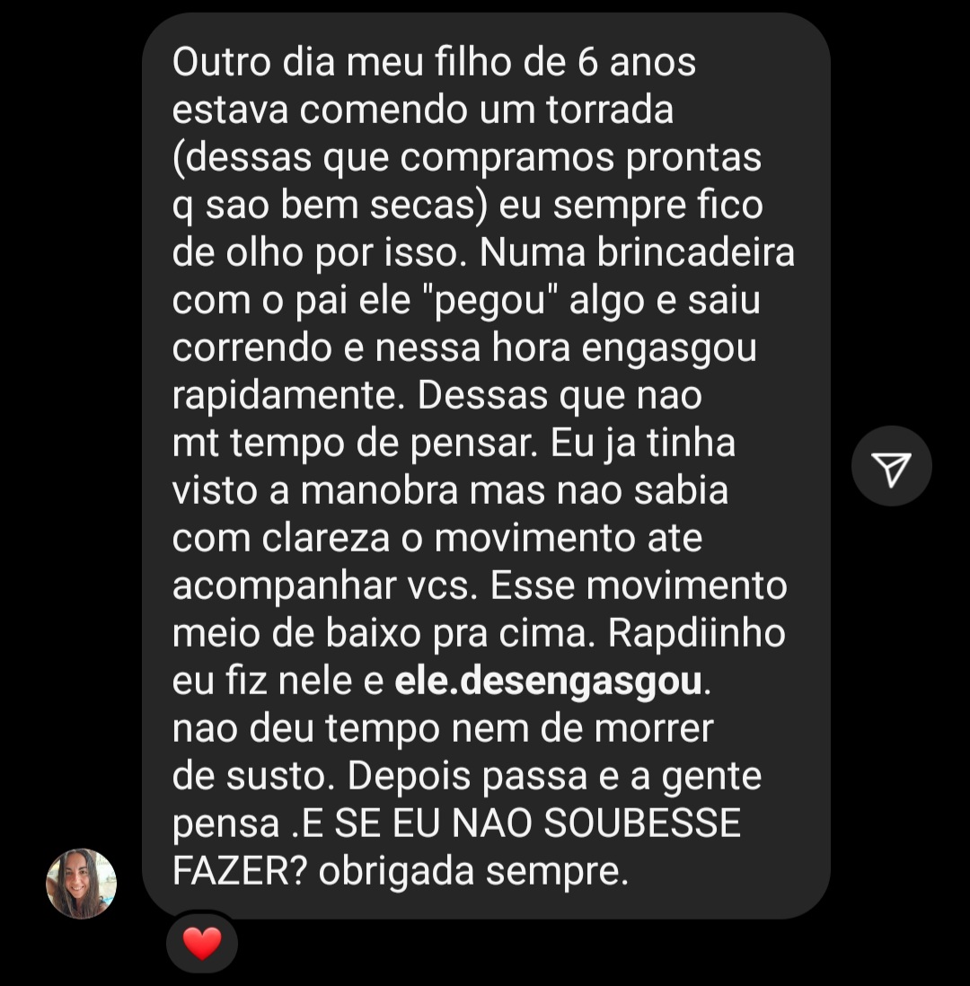 Depoimento Instagram