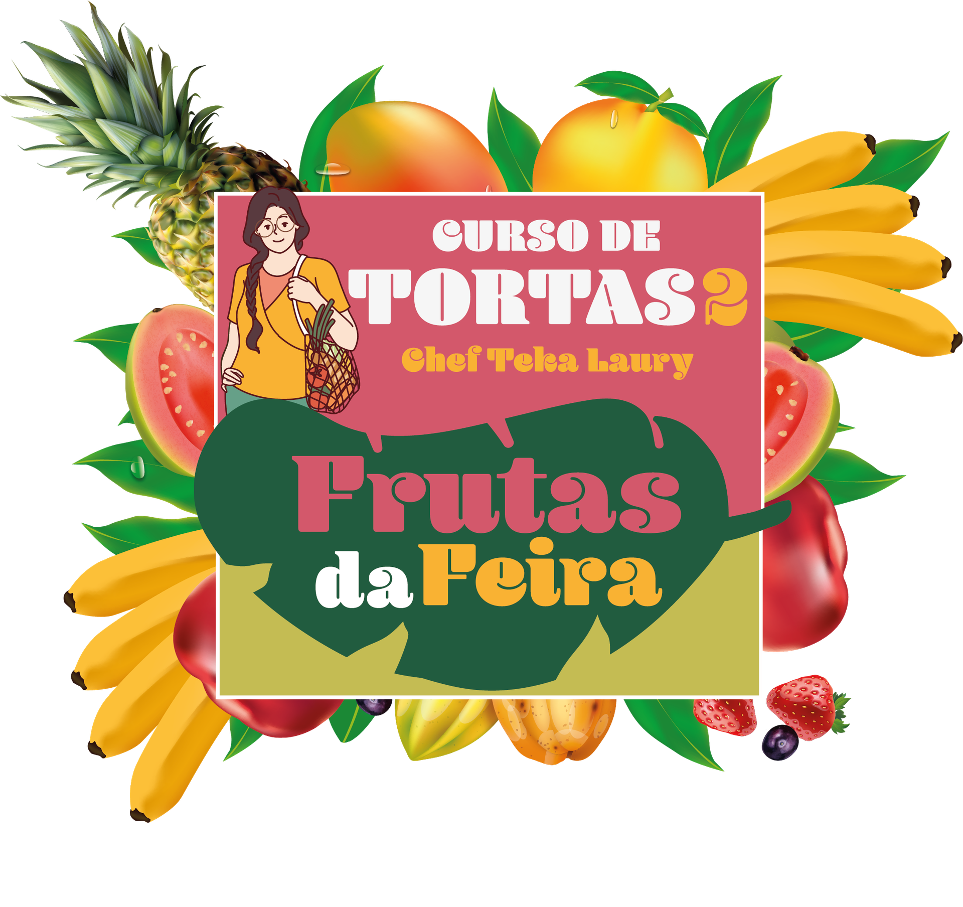 Curso de Bolos Caseiros Adoçados só com Frutas, sem glúten e veganos
