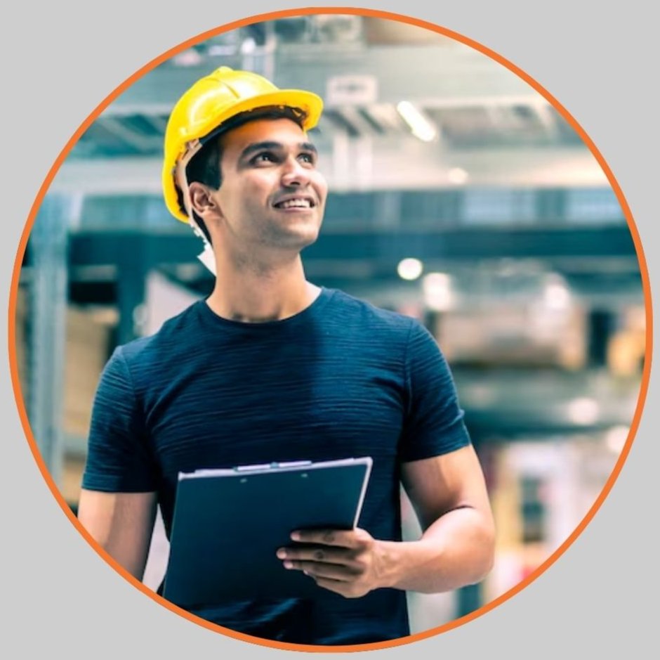 Homem representando Engenheiro e Arquiteto