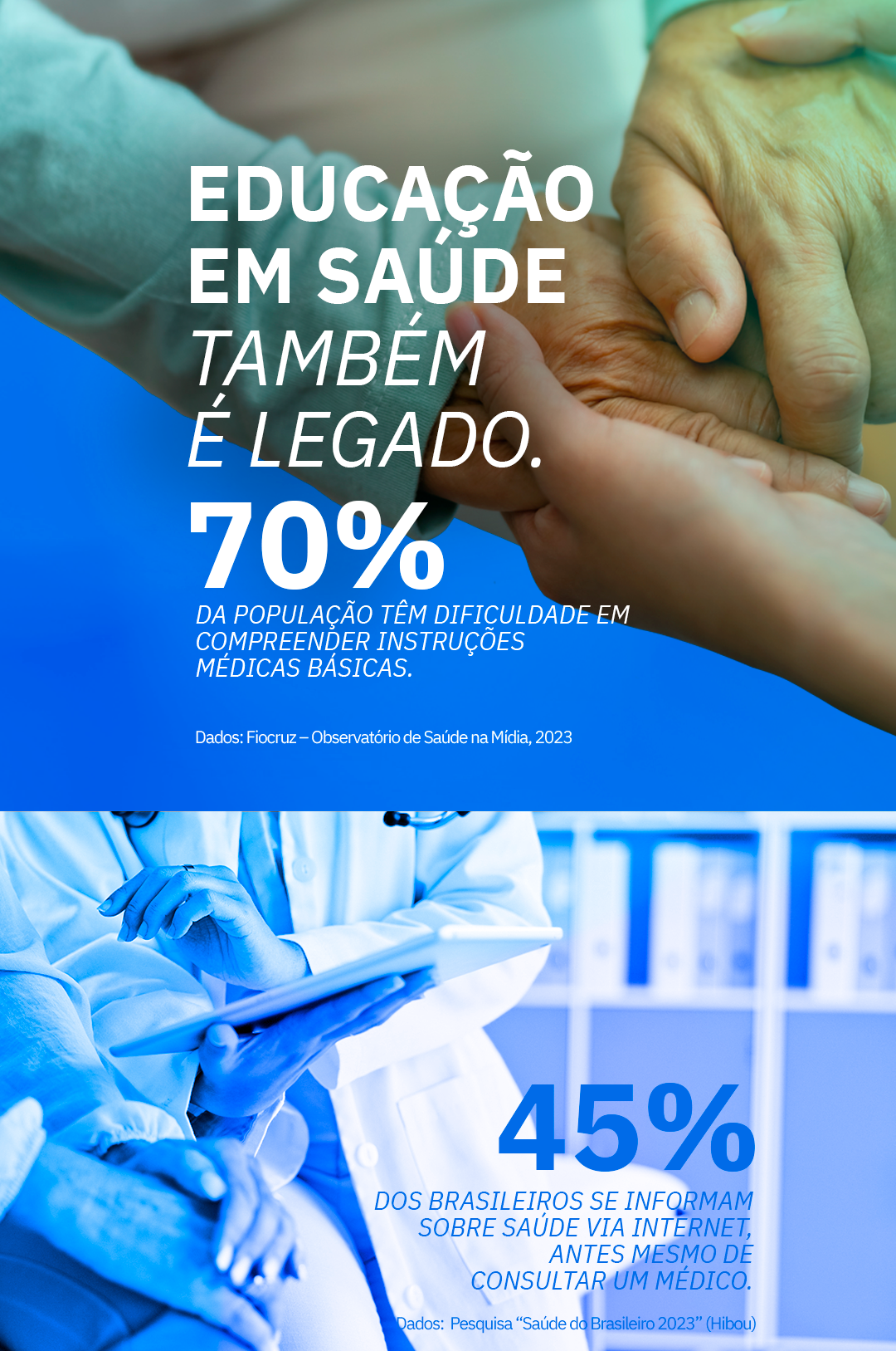 Educação em saúde também é legado.
