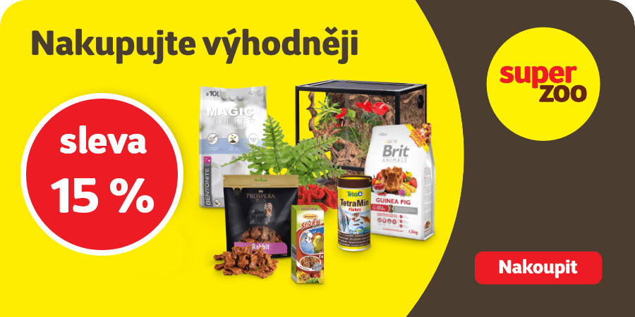 Týden slev je tady, v Super zoo nakoupíte výhodněji!