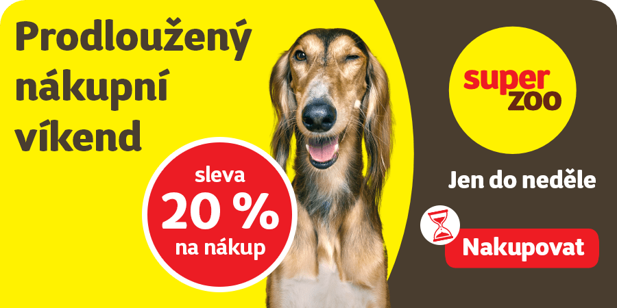 Sleva 20 % na nákupu nad 500 Kč  platí  jen do neděle 17.10.2021