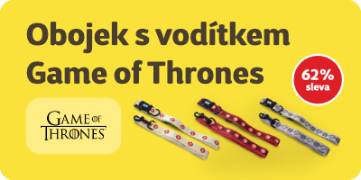 SLEVA na obojky s vodítkem ze série Game of Thrones