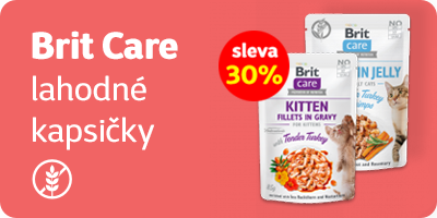 Kapsičky Brit pro kočky - získejte slevu 30 % po zadání slevového kódu VAF30
