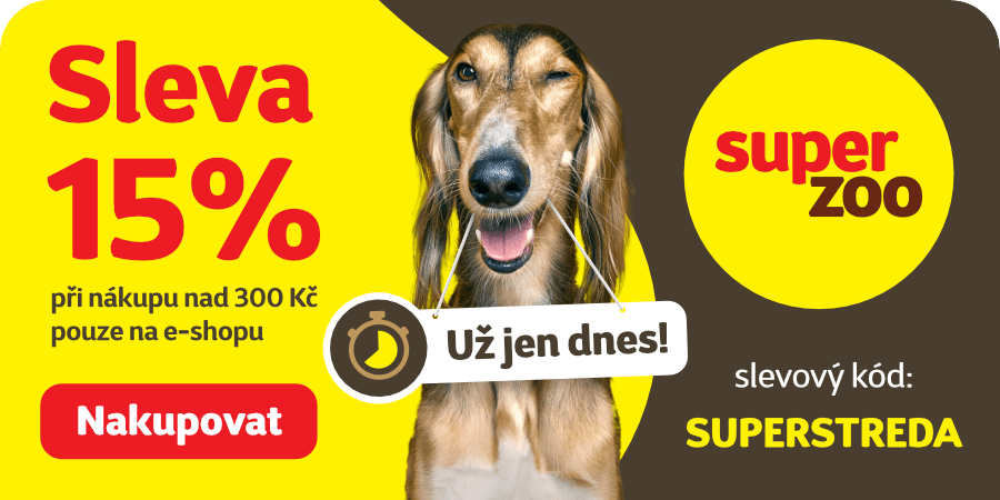 SUPERSTŘEDA - dnes končí SLEVA 15 % při nákupu nad 300 Kč*