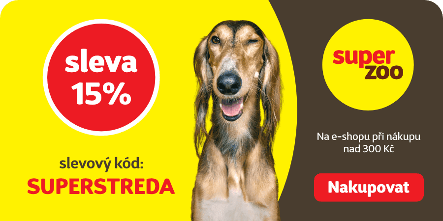 SUPERSTŘEDA - pouze na e-shopu SLEVA 15 % při nákupu nad 300 Kč