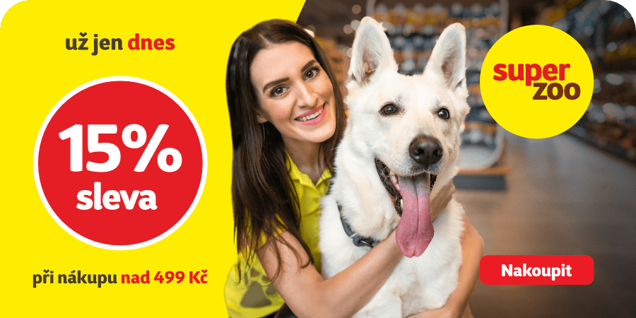 Už jen dnes platí v e-shopu i na prodejnách SLEVA 15 % při nákupu* nad 499 Kč