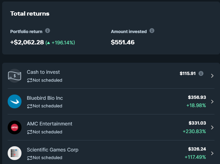 Investment Returns