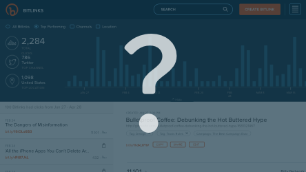 See how many clicks your links are getting