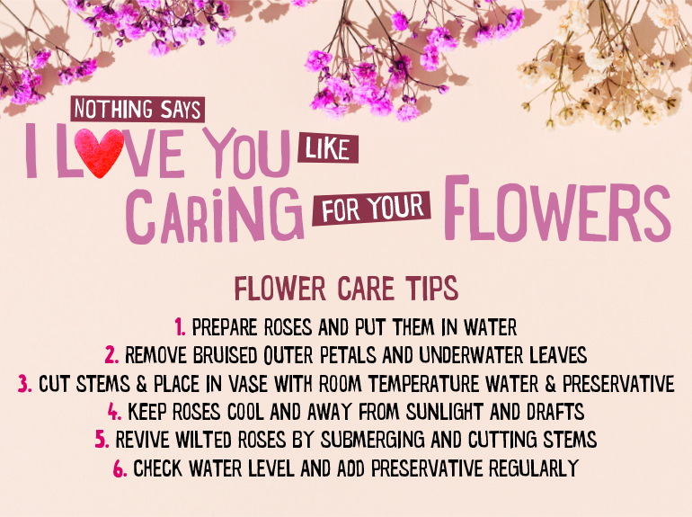 Help your flowers last longer