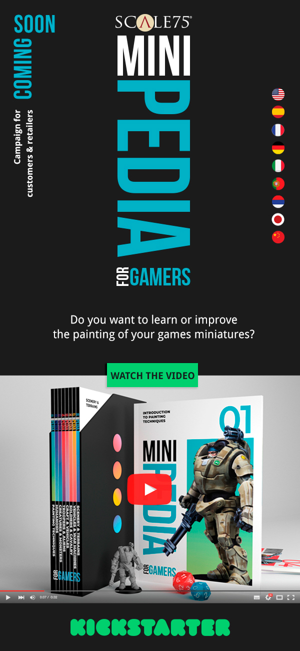 Campign for coming soon / customers & retailers. MINIPEDIA de SCALE75