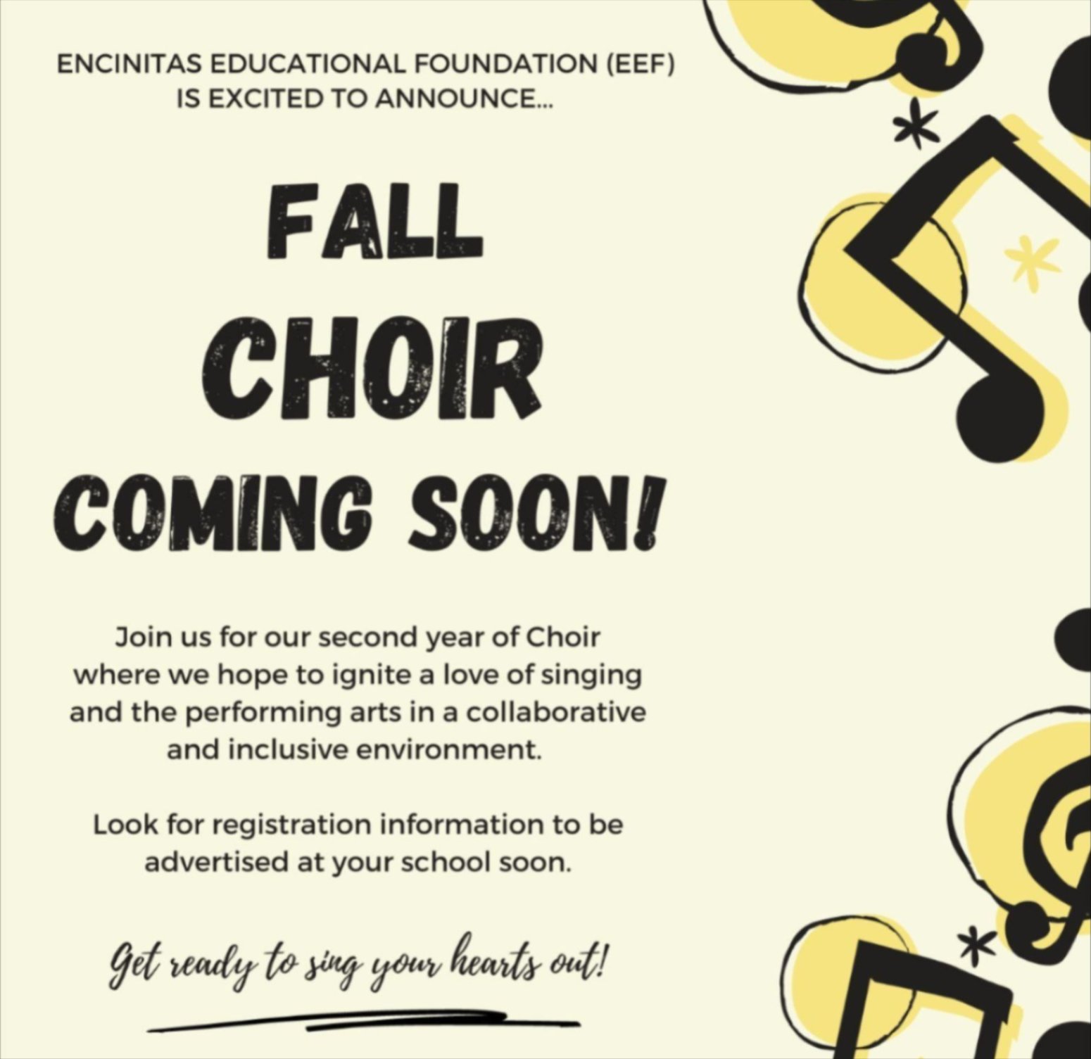 Fall Choir - coming soon