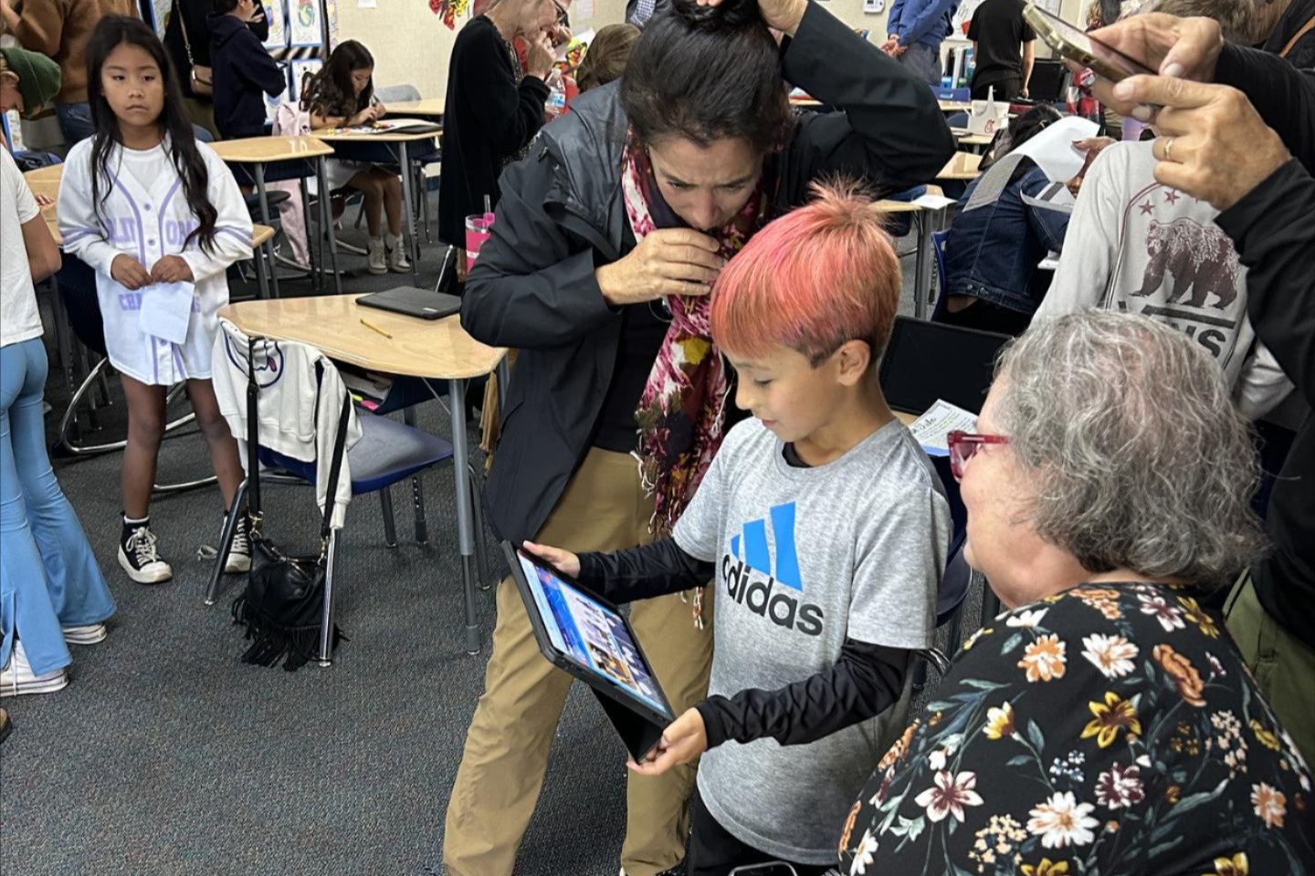 Student shares their work