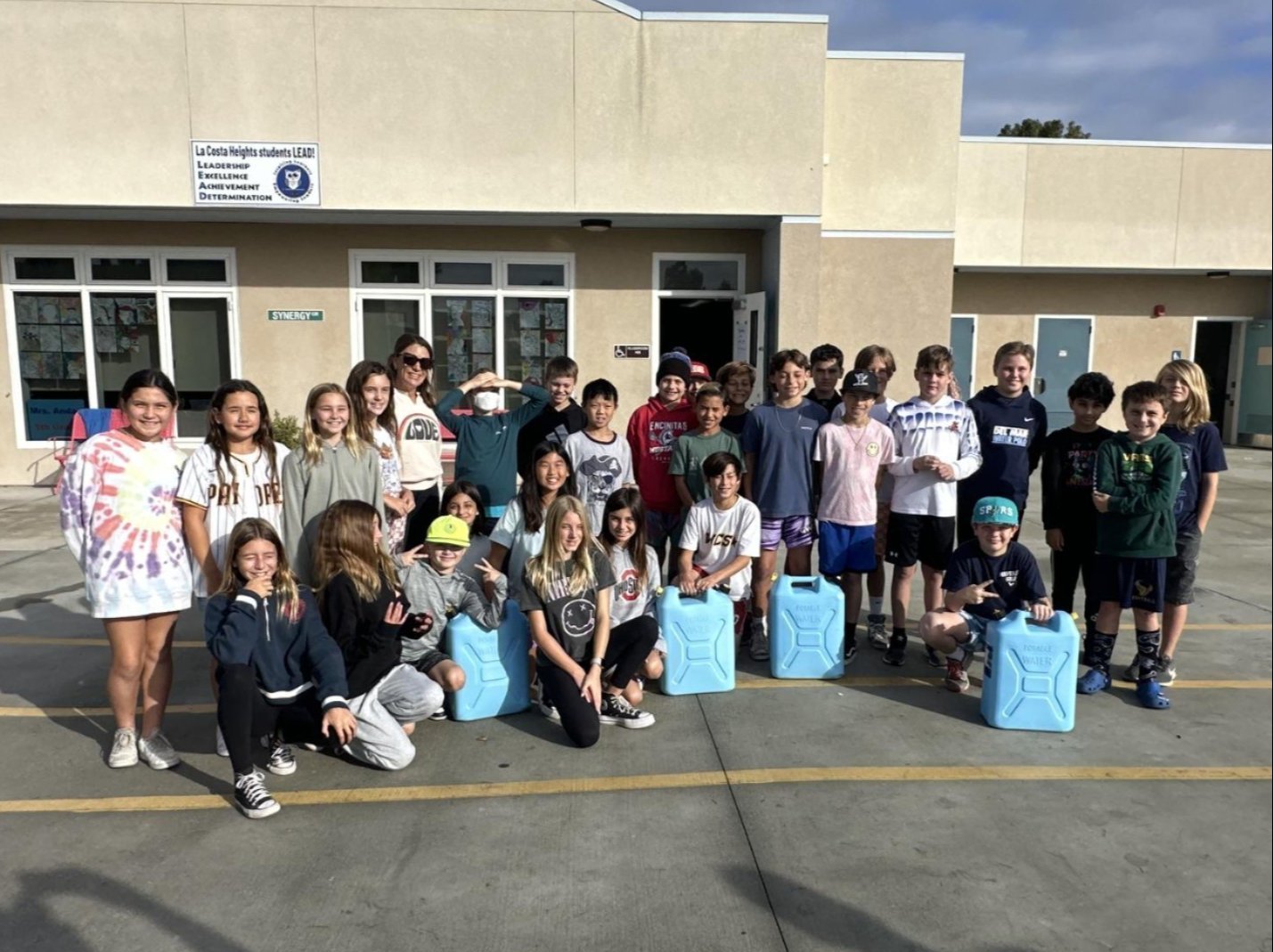 Student's experiencing long trek for water