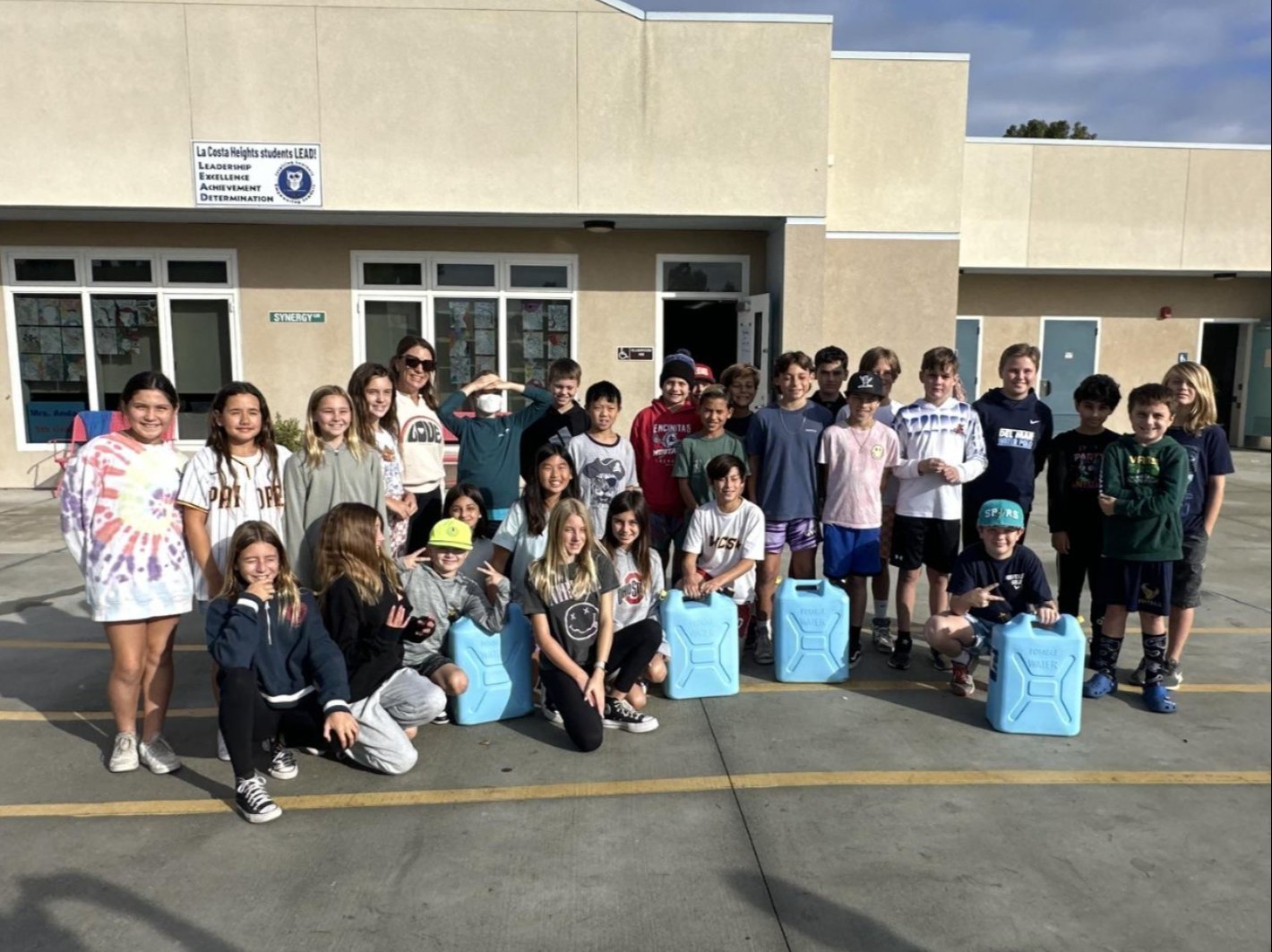 Student's experiencing long trek for water