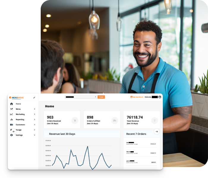 MenuDrive Online Marketing and Delivery Platform for Restaurants